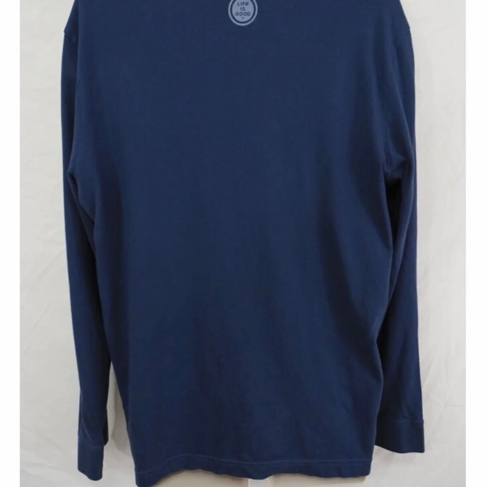 Life is Good Grandpa Santa Bear Long Sleeve Tee - Picture 4 of 5